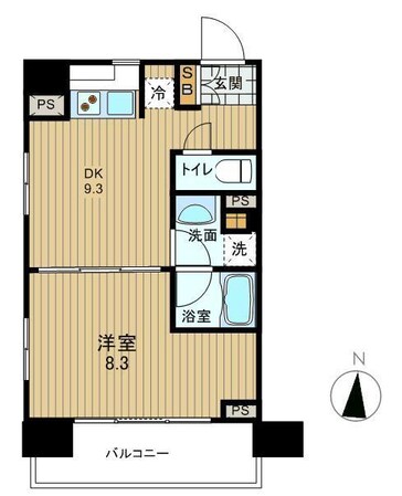 パークアクシス東陽町の物件間取画像